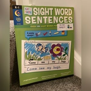 Cut & Paste Sight Word Sentences